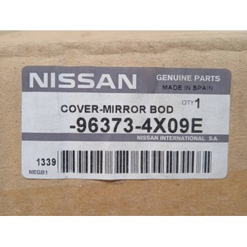 Recambio de carcasa retrovisor derecho para nissan pathfinder (r51) referencia OEM IAM 963734X09E  