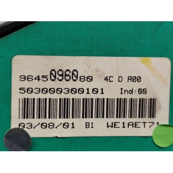 Recambio de cuadro instrumentos para peugeot 206 berlina x-line referencia OEM IAM 9645096080  