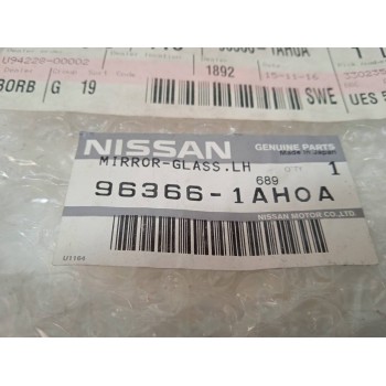 Recambio de cristal retrovisor izquierdo para nissan murano (z51) referencia OEM IAM 963661AH0A  