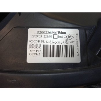 Recambio de faro izquierdo para nissan kubistar (x76) referencia OEM IAM 8200236590  