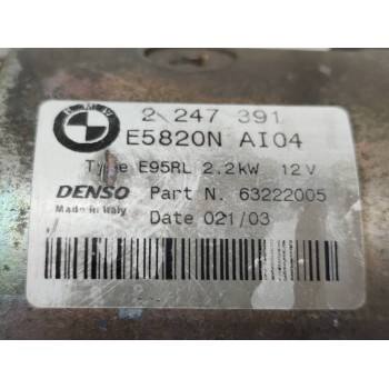 Recambio de motor arranque para bmw serie 5 berlina (e39) 530d referencia OEM IAM 2247391  