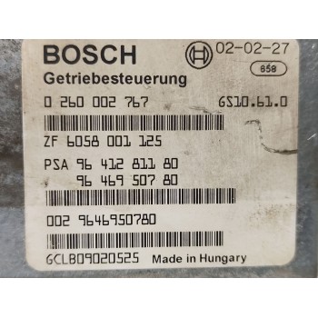 Recambio de centralita cambio automatico para peugeot 607 (s2) paquete referencia OEM IAM 9641281180  