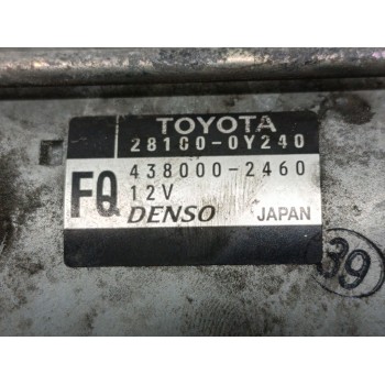 Recambio de motor arranque para toyota auris active referencia OEM IAM 4380002460  
