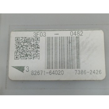 Recambio de modulo electronico para toyota verso life referencia OEM IAM 8267164020  