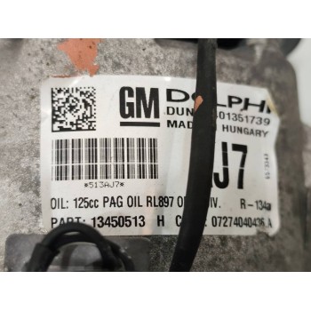 Recambio de compresor aire acondicionado para opel astra j sports tourer cosmo referencia OEM IAM 13450513  