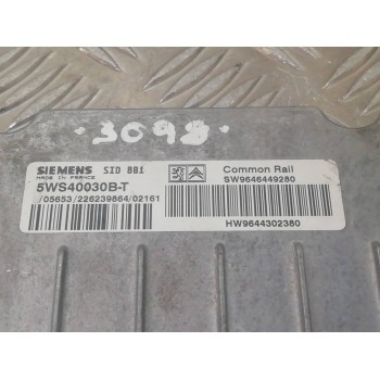 Recambio de centralita motor uce para peugeot 307 (s1) xr referencia OEM IAM SW9646449280 5WS40030B-T 