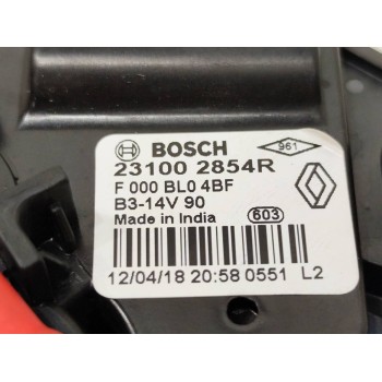 Recambio de alternador para dacia sandero stepway ambiance referencia OEM IAM 231002854R  