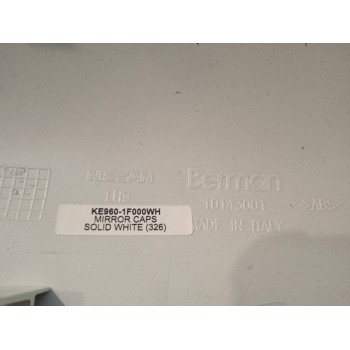 Recambio de carcasa retrovisor derecho para nissan juke (f15) referencia OEM IAM KE9601F000WH  