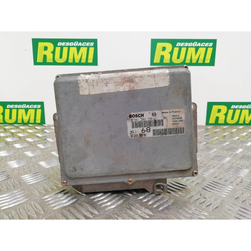 Recambio de centralita motor uce para citroën saxo 1.1 sx referencia OEM IAM 9620398980 0261203736 