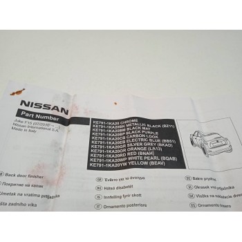 Recambio de no identificado para nissan juke (f15) referencia OEM IAM KE6001K012BK  