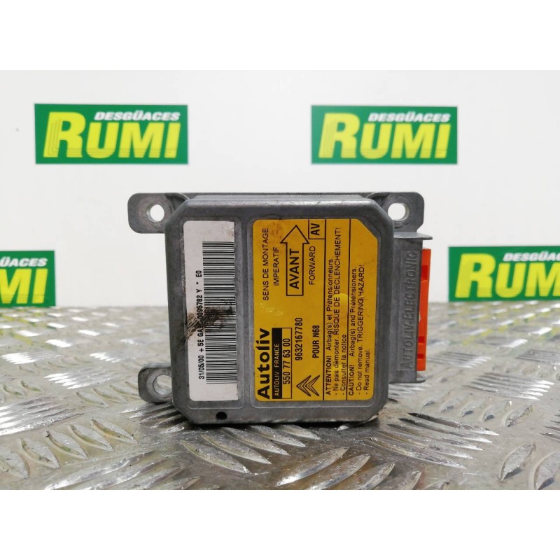 Recambio de centralita airbag para citroën xsara picasso 1.8 16v referencia OEM IAM 9632167780 550776300 
