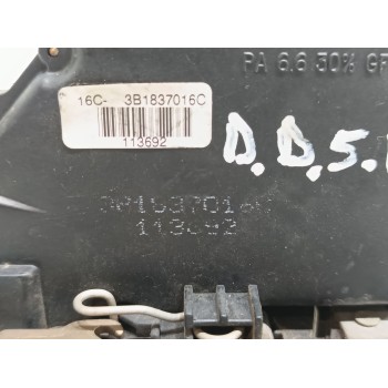 Recambio de cerradura puerta delantera derecha para seat toledo (1m2) select referencia OEM IAM 3B1837016C  