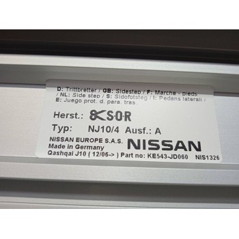 Recambio de no identificado para nissan qashqai (j10) referencia OEM IAM KE543JD060  