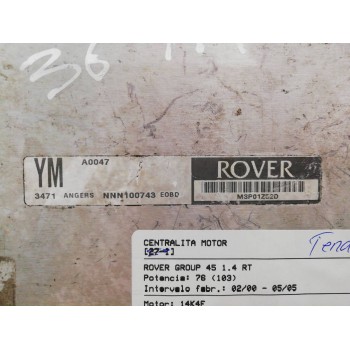 Recambio de centralita motor uce para mg serie 45 (rt) classic (4-ptas.) referencia OEM IAM M3P01Z52D NNN100743 