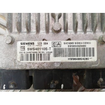 Recambio de centralita motor uce para citroën c3 1.4 hdi exclusive referencia OEM IAM 9648624280 9654925480 5WS40110ET