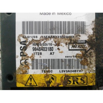 Recambio de centralita airbag para citroën c5 berlina 1.8 16v premier referencia OEM IAM 9648403180 1728A7 