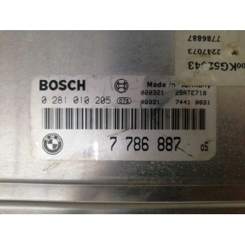Recambio de centralita motor uce para bmw serie 3 berlina (e46) 320d referencia OEM IAM 0281010205 7786887 