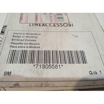 Recambio de moldura para fiat nuova 500 (150) referencia OEM IAM 71805581  