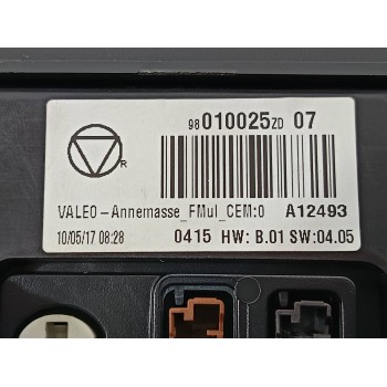 Recambio de pantalla multifuncion para citroën c4 cactus feel referencia OEM IAM 98010025ZD  