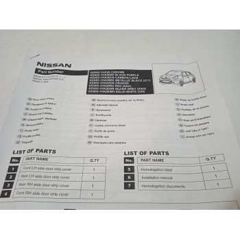 Recambio de no identificado para nissan micra (k13) referencia OEM IAM KE6001H005GR  