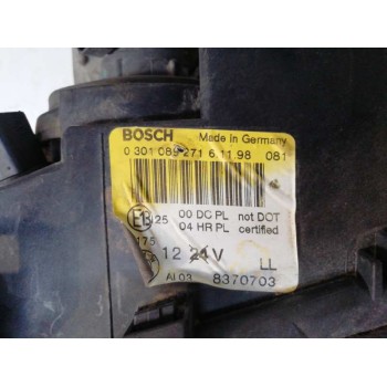 Recambio de faro izquierdo para bmw serie 3 berlina (e46) 320d referencia OEM IAM 0301089271 8370703 