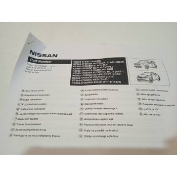 Recambio de no identificado para nissan juke (f15) referencia OEM IAM KE6001K004WH  