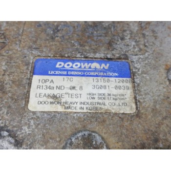 Recambio de compresor aire acondicionado para kia carnival ii 2.9 cdri ex referencia OEM IAM 3G0810039  