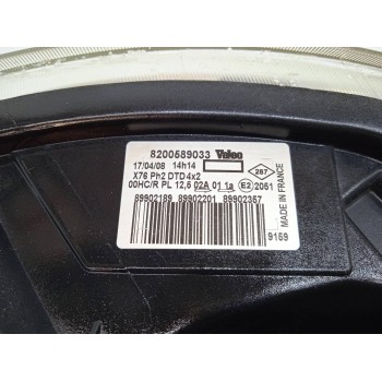Recambio de faro derecho para renault kangoo (f/kc0) 1.5 dci diesel referencia OEM IAM 8200589033  
