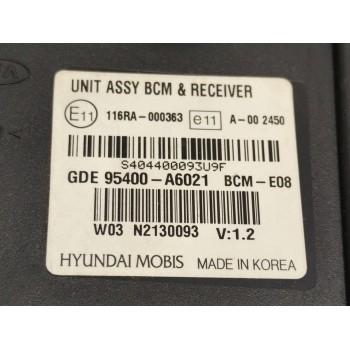 Recambio de modulo electronico para hyundai i30 (gd) go! brasil referencia OEM IAM 95400A6021  