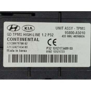 Recambio de modulo electronico para hyundai i30 (gd) go! brasil referencia OEM IAM 95800A5010  