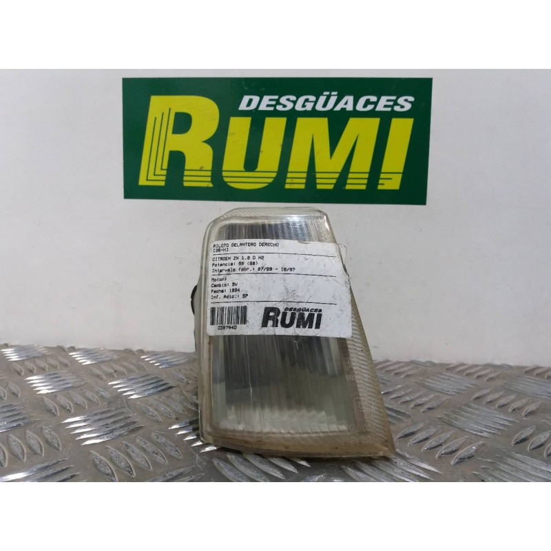 Recambio de piloto delantero derecho para citroën zx 1.9 d lider referencia OEM IAM   