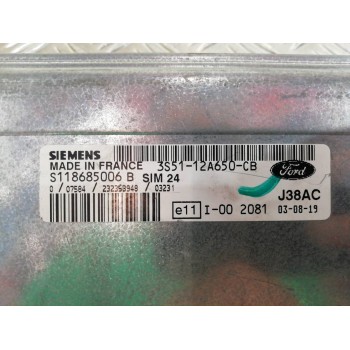 Recambio de centralita motor uce para ford ka (ccq) básico referencia OEM IAM 3S5112A650CB S118685006B 