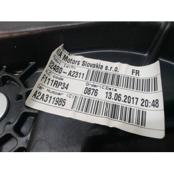 Recambio de elevalunas delantero derecho para kia cee´d tech referencia OEM IAM 82480A2311  