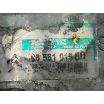 Recambio de compresor aire acondicionado para peugeot 206 berlina xs referencia OEM IAM 9655191580  