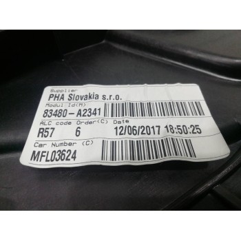 Recambio de elevalunas trasero derecho para kia cee´d tech referencia OEM IAM 83480A2341  