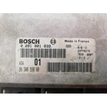 Recambio de centralita motor uce para citroën saxo 1.5 d furio referencia OEM IAM 9630059880 0281001839 