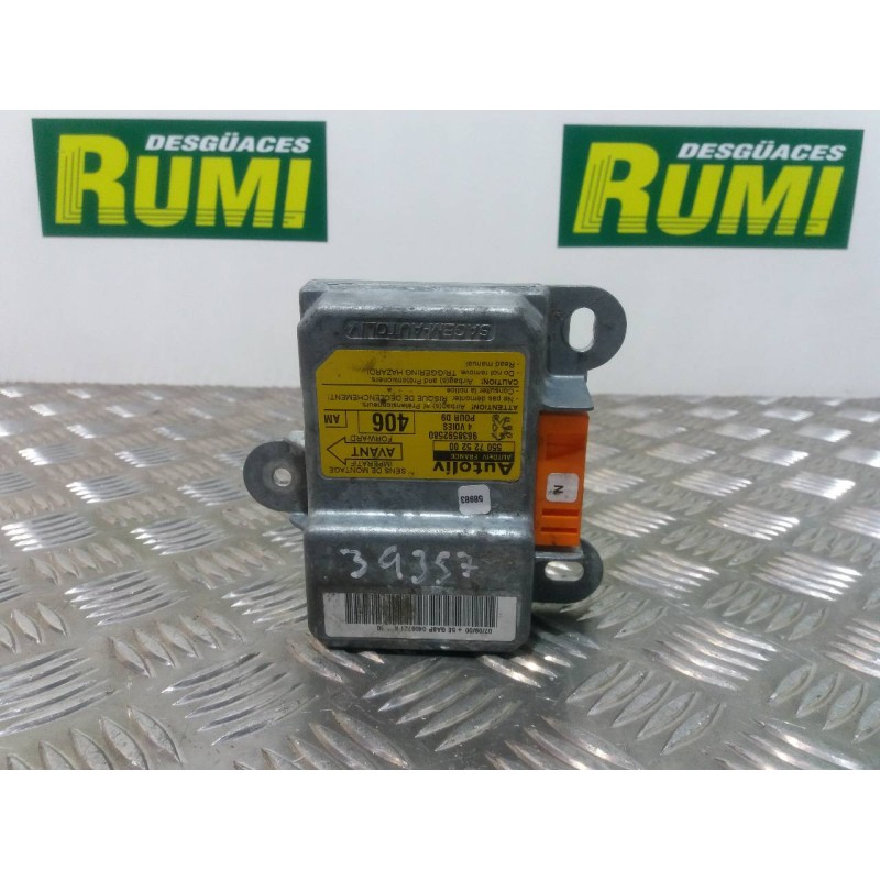 Recambio de centralita airbag para peugeot 406 berlina (s1/s2) stdt referencia OEM IAM 9638592580 550725200 