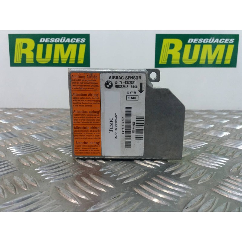 Recambio de centralita airbag para bmw serie 5 berlina (e39) 523i referencia OEM IAM 8372521 65778372521 