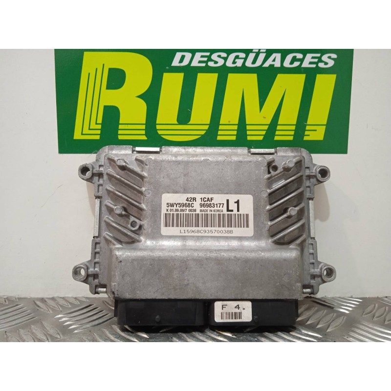 Recambio de centralita motor uce para chevrolet aveo ls referencia OEM IAM 5WY5968C 96983177 42R1CAF