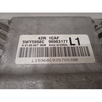 Recambio de centralita motor uce para chevrolet aveo ls referencia OEM IAM 5WY5968C 96983177 42R1CAF