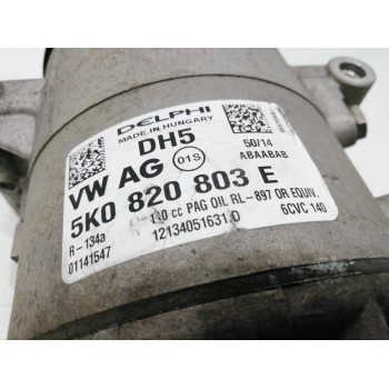Recambio de compresor aire acondicionado para volkswagen caddy ka/kb (2c) kasten referencia OEM IAM 5K0820803E  