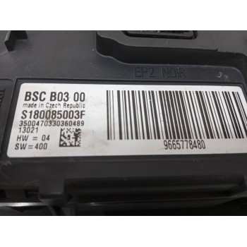 Recambio de caja reles / fusibles para peugeot partner kombi extreme 4x4 referencia OEM IAM 9665778480  