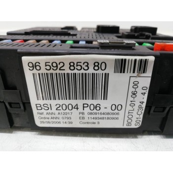 Recambio de caja reles / fusibles para citroën c3 1.4 hdi cat (8hy / dv4ted4) referencia OEM IAM 9659285380  