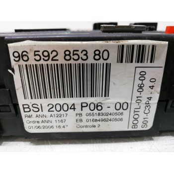 Recambio de caja reles / fusibles para citroën c3 1.4 hdi cat (8hy / dv4ted4) referencia OEM IAM 9659285380  