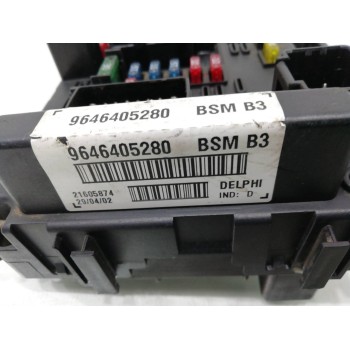 Recambio de caja reles / fusibles para citroën xsara berlina 2.0 hdi cat (rhy / dw10td) referencia OEM IAM 9646405280  