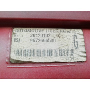 Recambio de piloto trasero izquierdo para peugeot 5008 active referencia OEM IAM 9672666580  