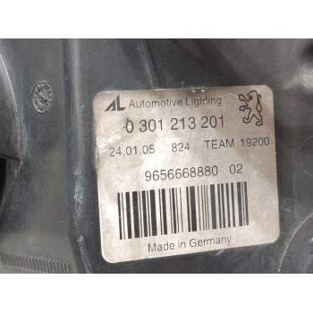 Recambio de faro izquierdo para peugeot 407 sr confort referencia OEM IAM 9656668880  