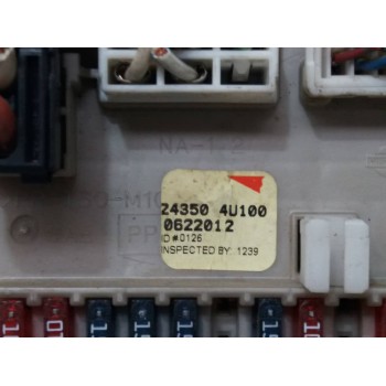 Recambio de caja reles / fusibles para nissan almera tino (v10m) ambience referencia OEM IAM 243504U100 0622012 