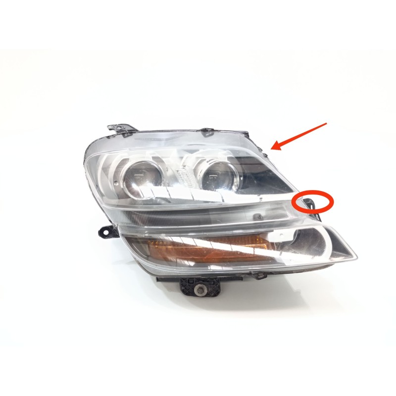Recambio de faro derecho para fiat ulysse (179) 2.2 jtd admiral referencia OEM IAM   