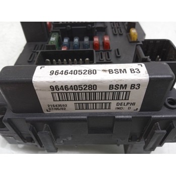 Recambio de caja reles / fusibles para citroën xsara berlina 1.6 16v satisfaction referencia OEM IAM 9646405280  